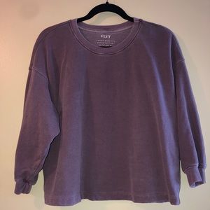 VLVT purple sweatshirt